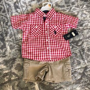 Infant boy shirt/shirt set